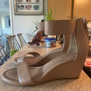 Torrid Wedge Sandals Blush/Nude color